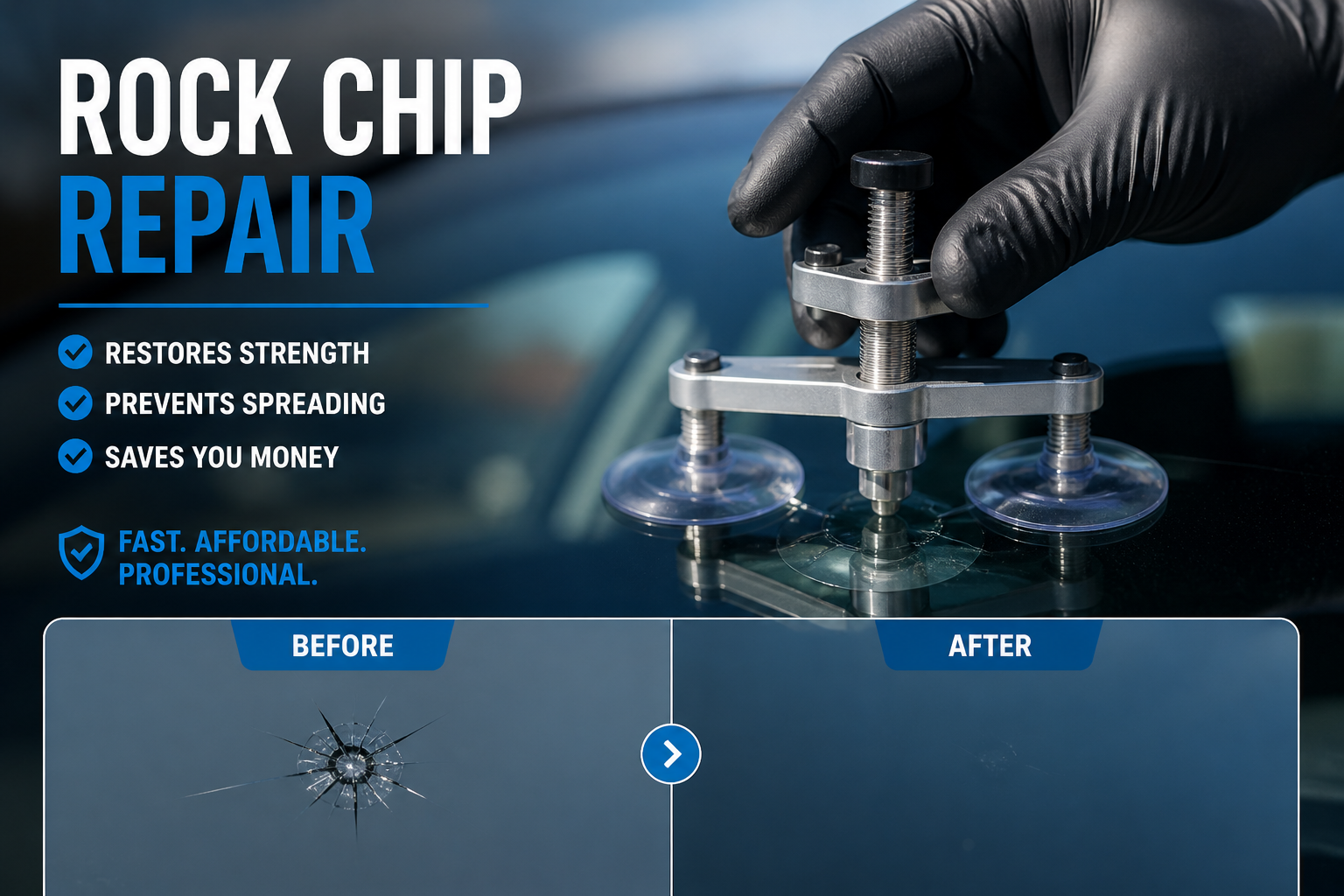 Rock chip repair